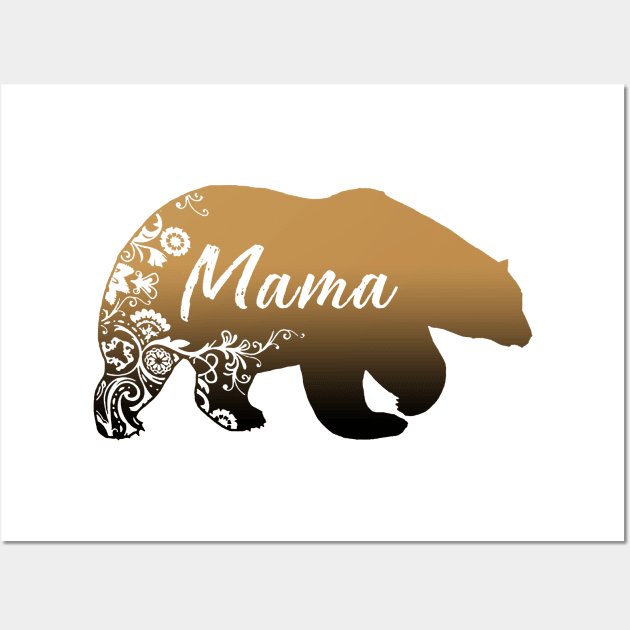 mama bear Wall Art by clownverty